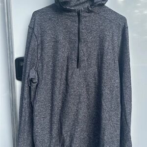 Lululemon Men's Half Zip Gray Active Yoga Run Hike Bike Large